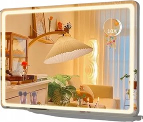 Hasipu Kozmetikai Led Tükör 55X80CM Megvilágított Tükör Usb Porttal