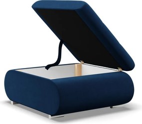 Tokio puff, bársony, kék