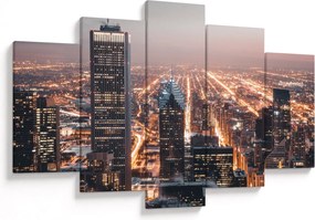 Fényes metropolisz képe (150x105 cm)