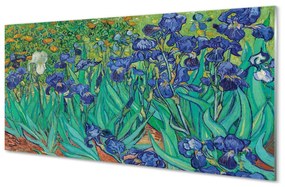 Akrilkép Art virágok íriszek 120x60 cm