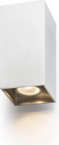 RENDL AGATE II nástěnná česaný hliník 230V LED GU10 2x7W