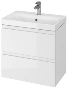 Cersanit Moduo, falra szerelhető mosdószekrény 60cm, fehér fényes, S929-004