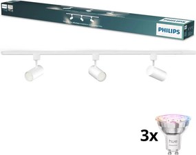 Philips-LED dimmelhető spotlámpa v l.sys. EASYLINK HUE 3xGU10/4,7W/230V 1m fehér