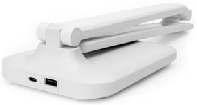 Dimmelhető, érintésvezérlésű LED asztali lámpa USB-porttal REMUS LED/5W/230V fehér