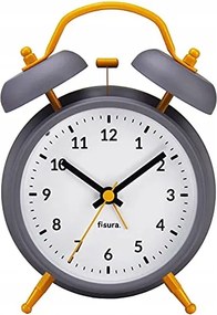 Csendes analóg ébresztőóra Led lámpával és zajmentes mechanizmussal 11,7 cm