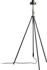 RENDL LUTON állólámpa talapzat fekete/sárgaréz 230V LED E27 15W