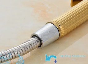 Fürdőszobai csaptelep EYN KZI1623 kihúzható zuhanyfejjel és LED-világítással, több színváltozatban