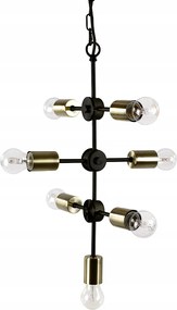 Függőlámpa Style Loft fekete arany