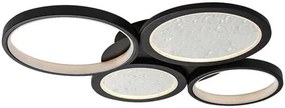 RÁBALUX 71378 ARANIS Modern LED Mennyezeti Lámpa Fekete IP20