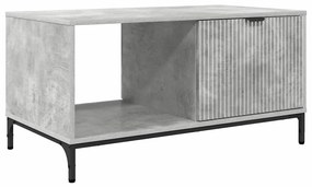 Dohányzóasztal Beton szürke 90 x 49 x 46 cm Faanyag