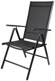 PRAKTIKER KERTI SZÉK 55X62X107,5 CM, ALUMÍNIUM VÁZAS, MAGASTÁMLÁS