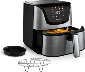 Klarstein AeroVital Deluxe forrólevegős fritőz, 1700 W, 8 program, tartozékokkal együtt, 200°C, Időzítő