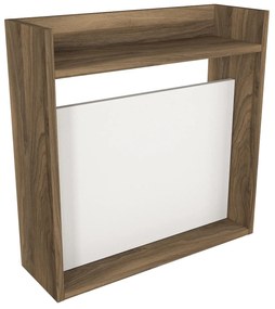 Íróasztal Laptop - White, Walnut