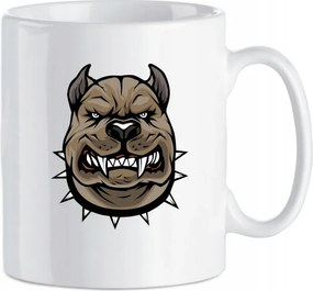 Pit Bull nyomott mintás bögre Amerikai 330 ml