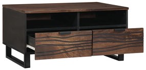 Kávézóasztal 80x54x40 cm Tömör Mangó Fából