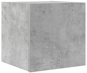 betonszürke falra szerelhető TV-szekrény 30,5 x 30 x 30 cm