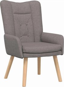 vidaXL karosszék Tópszínű 63 x 67 x 94 cm Szövet és rétegelt lemez