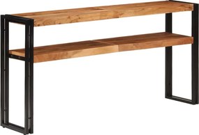 vidaXL tömör akácfa tálalóasztal 150 x 30 x 75 cm