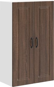 vidaXL Konyhaszekrény polcokkal Barna Tölgy 60 x 31 x 100 cm Faanyag