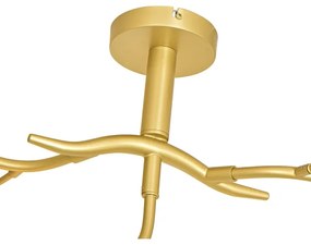 Brilagi - LED Felületre szerelhető csillár MISTEL 9xG9/3W/230V arany/fehér