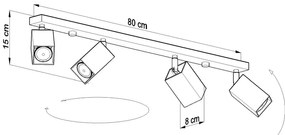 Toscana fehér mennyezeti lámpa - Sollux