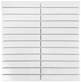 Mozaik dekorcsempe 133420 white