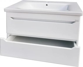 TMP SHARP 100 fali fürdőszobabútor - Isvea Sistema S mosdóval - 101 x 45,5cm