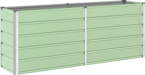 vidaXL Növénytartó Pasztell Zöld 480 x 50 x 45 cm Horganyzott acél