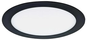 Greenlux LED Beépíthető lámpa VEGA LED/18W/230V 2900/3900/5800K átm. 22,5 cm fekete GXDW410