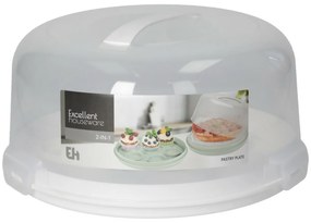 EH tálalótálca tetővel 2 az 1 -ben, 28 cm átmérő, fehér