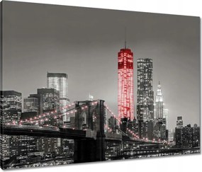 Vászonkép 80x60 New York Manhattan híd