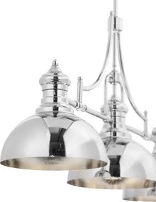 Jupiter 1789 - PT3 - PLATINO 3xE27/60W/230V ezüst rúd csillár