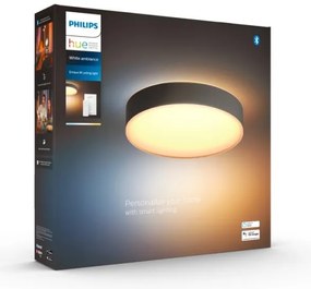 Philips Hue ENRAVE M LED 19,2W 230V fekete dimmelhető mennyezeti lámpa + DO