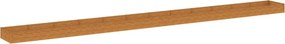 vidaXL corten acél kerti magaságyás 1150x100x36 cm