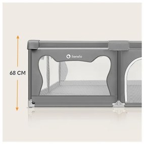 Lionelo - Járóka WILLOW XL szürke
