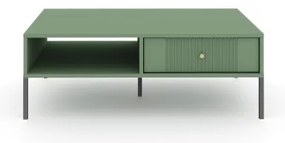 LUE dohányzóasztal zöld/fekete