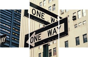Kép - New York ONE WAY (90x60 cm)