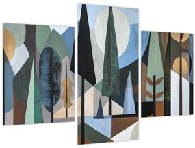 Kép - Természetes geometriai absztrakció II. (90x60 cm)