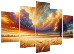 Kép – Fa a mezőn (150x105 cm)