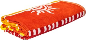 STROMBOLI Strandtörölköző narancs 165x90cm