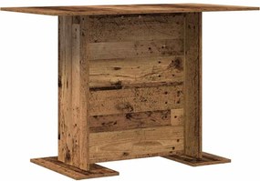 vidaXL Étkezőasztal Öreg fa 110 x 60 x 75 cm Faanyag