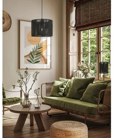 Lámpa Mennyezeti lámpatest FORESTO 4 , 6267, AC220-240V, 50/60Hz, 1*E27, max.40W, átmérő 22,5 cm, fekete