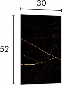 Üveg Vágódeszka 30x52 Márvány