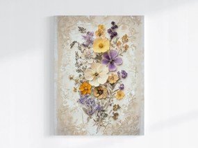 Poszter Dekoráció Szárított Virágok Gyógynövények Herbária 60x80