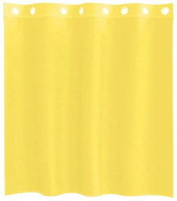 2 db sárga színű fátyolfüggönyök rojtokkal