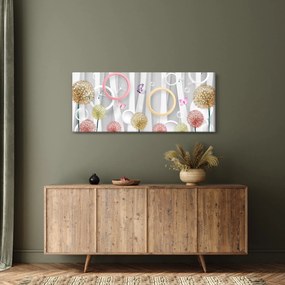 Absztrakt pitypangos kép (120x50 cm)