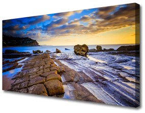Vászonkép nyomtatás Beach Landscape 100x50 cm