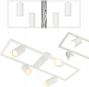 Mennyezeti lámpa Mozgatható Led halogén lámpatest 4x GU10 Spot reflektor fali lámpa