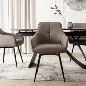 LARISA forgószék cappuccino