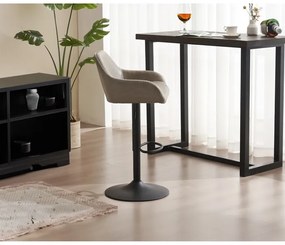 Szürke Ekobőr Bárszék. AUB-716 GREY3